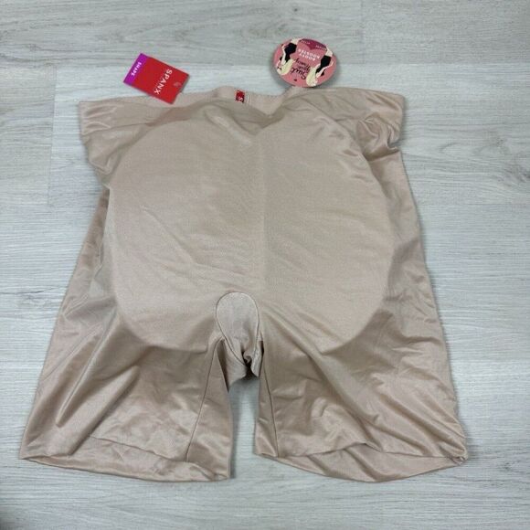 SPANX Booty Booster Mid Thigh Biker Short Size 2X Nude 10194P Suit Your Fancy - Picture 2 of 3